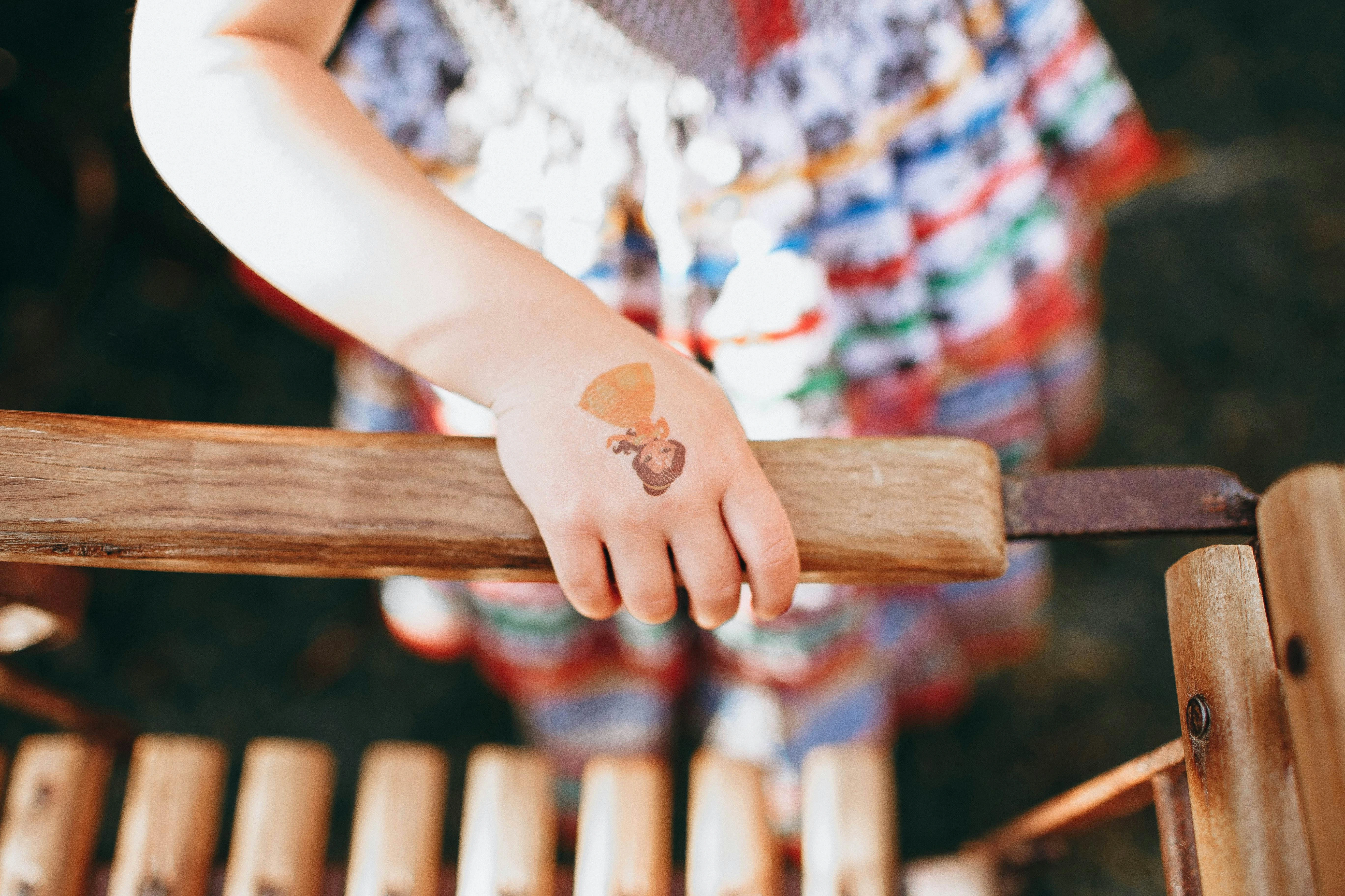 Tatuagem temporária infantil